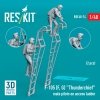 RESKIT RSF48-0074 F-105 (F, G) Thunderchief male pilots on access ladder (2 pcs) (3D Printed) 1/48